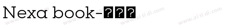Nexa book字体转换